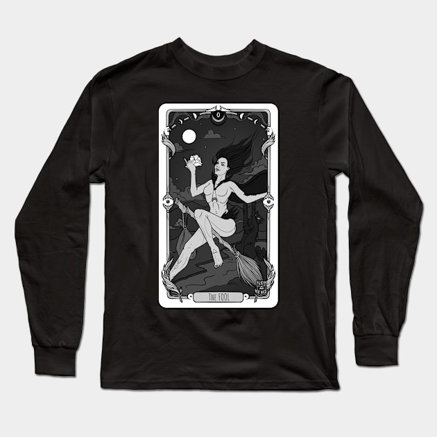 The Witch's Tarot - The Fool Long Sleeve T-Shirt by BTW-byMargo